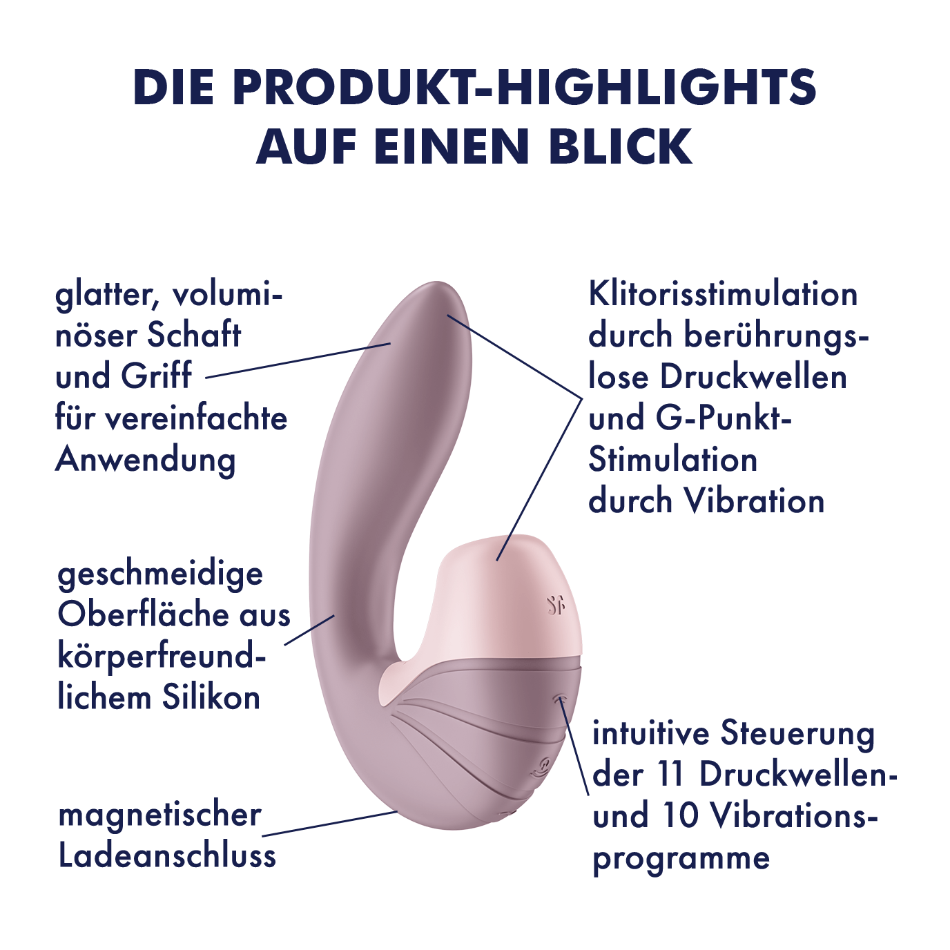 Supernova Druckwellen Vibrator (4061504009728) - Altrosa