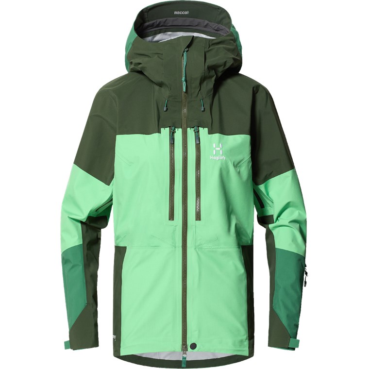 Haglöfs Spitz GTX Pro Jacket Women Mint Stone/Seaweed Green
