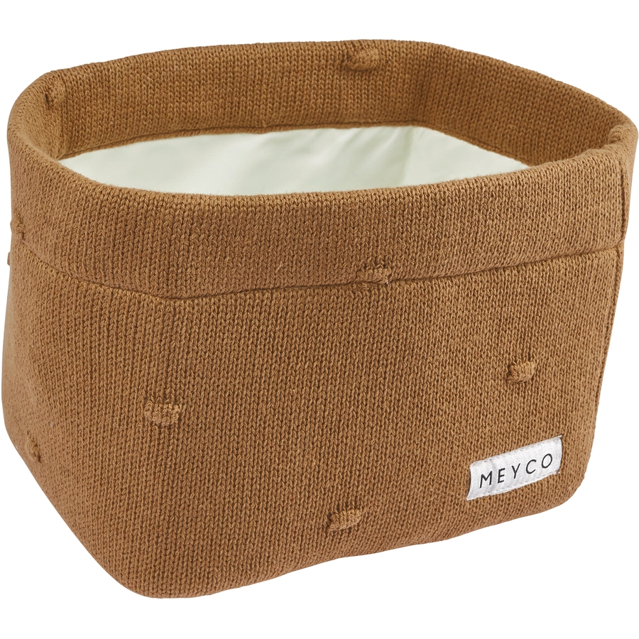 MEYCO Wickeltischkörbchen medium Knots Toffee