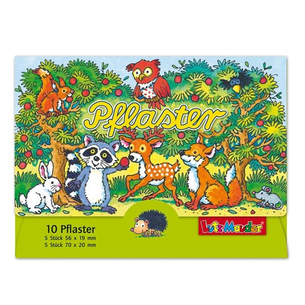 LUTZ MAUDER Kinderpflaster<br>10 Stück, Waldtiere