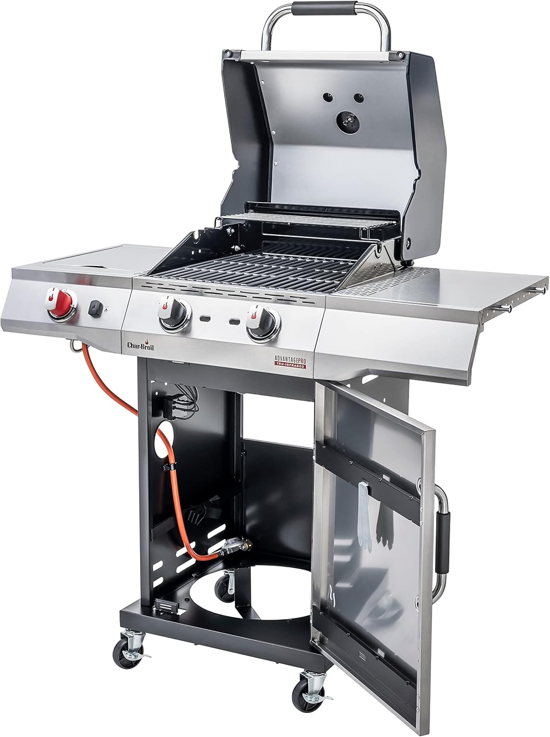 Char-Broil Gasgrill Advantage PRO S - 2 Brenner, TRU-Infrared Technology, 900°C Sear-Brenner, Gusseisen Roste - Ideal für draußen, Garten, Terrasse