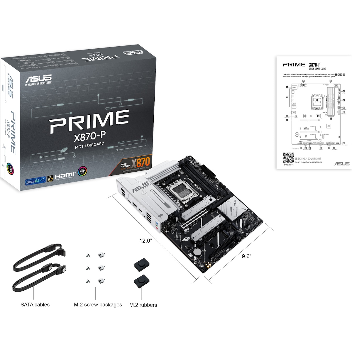 ASUS PRIME X870-P WIFI motherboard