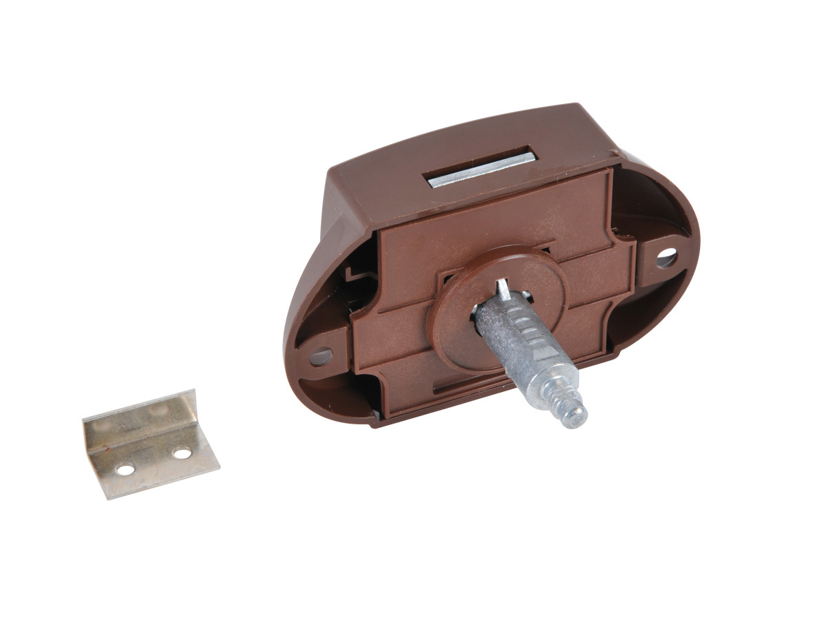 Tweezijdige kast- toiletdeurslot - Brown