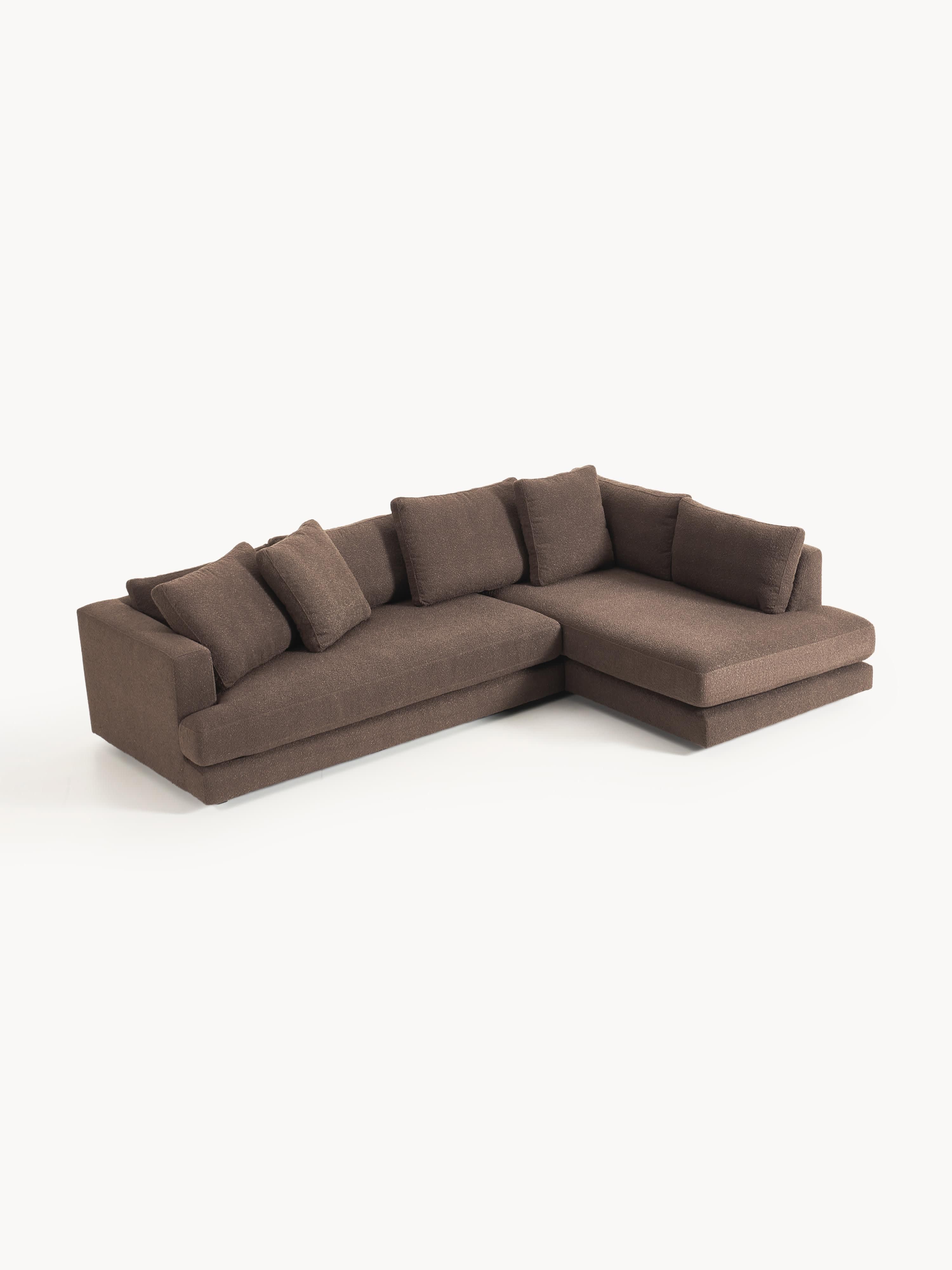 Bouclé hoekbank Tribeca