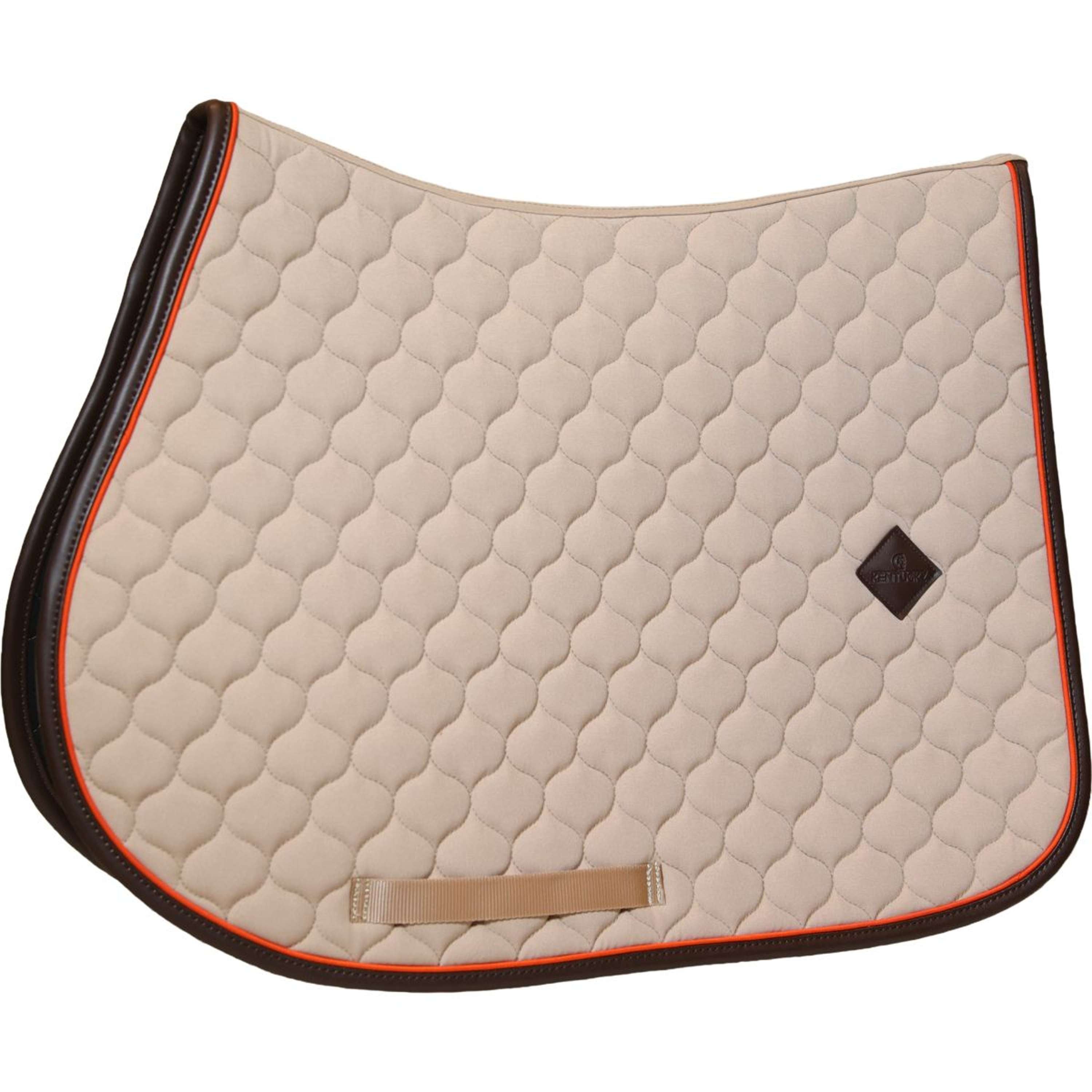 Kentucky Zadeldekje Onion Quilt Leather Neon Springen Beige