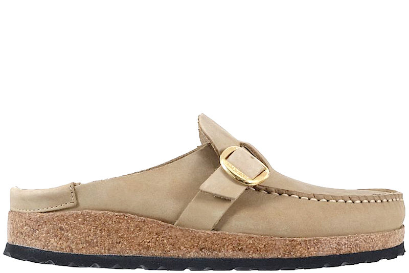 BIRKENSTOCK BUCKLEY SLIPPERS I TOBACCO SKIND