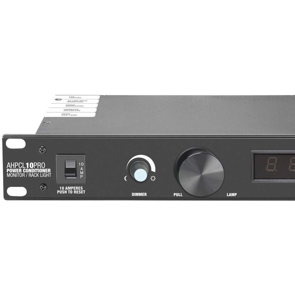 Adam Hall AHPCL10PRO spanningsverdeler met voltmeter+verlichting