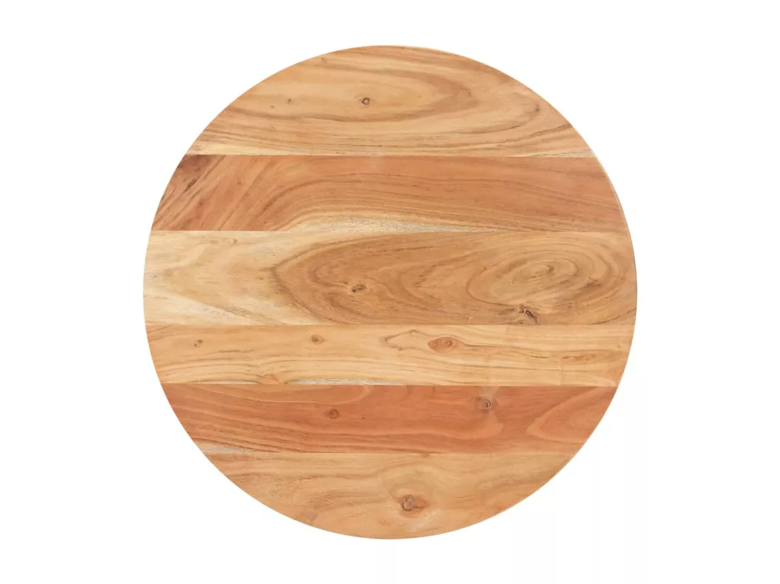 Table de bistro Ø60x76 cm Bois d'acacia massif