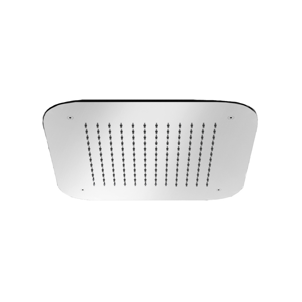 Hotbath Mate M147 inbouw hoofddouche vierkant 42cm geborsteld nikkel