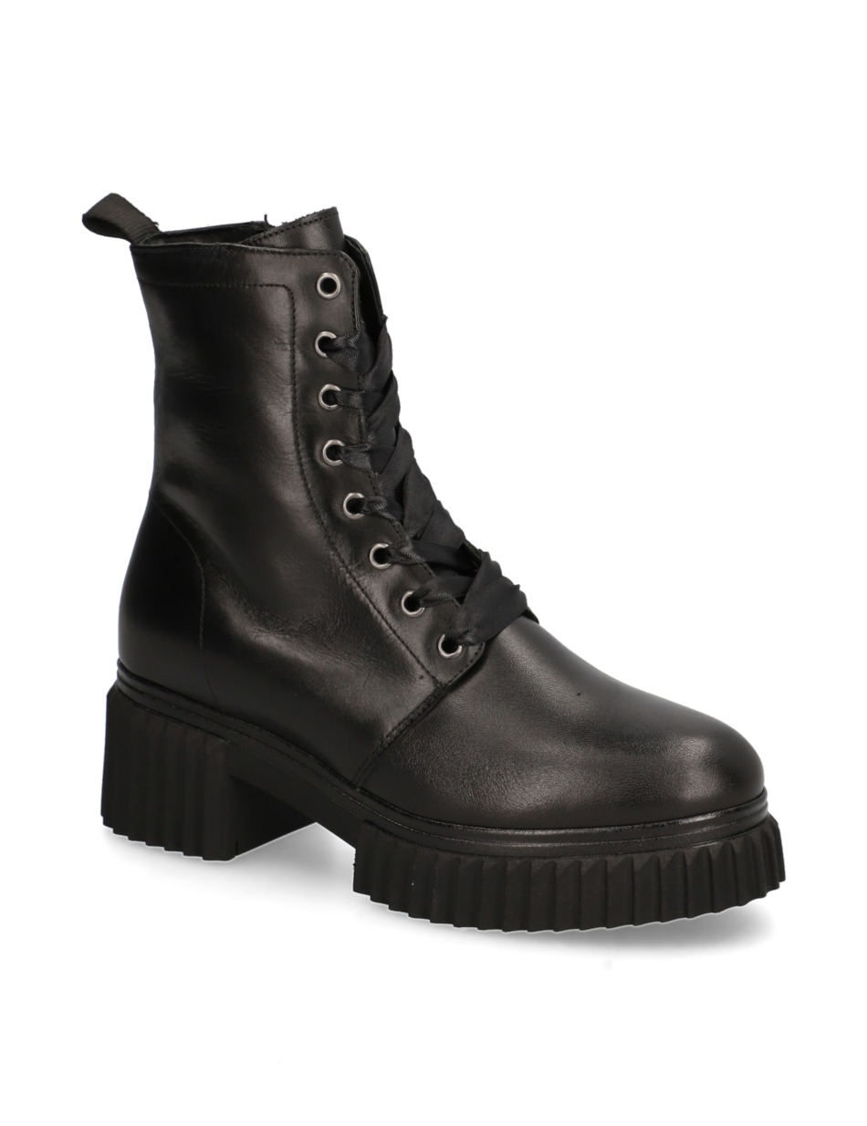 Glattleder Schnürboot