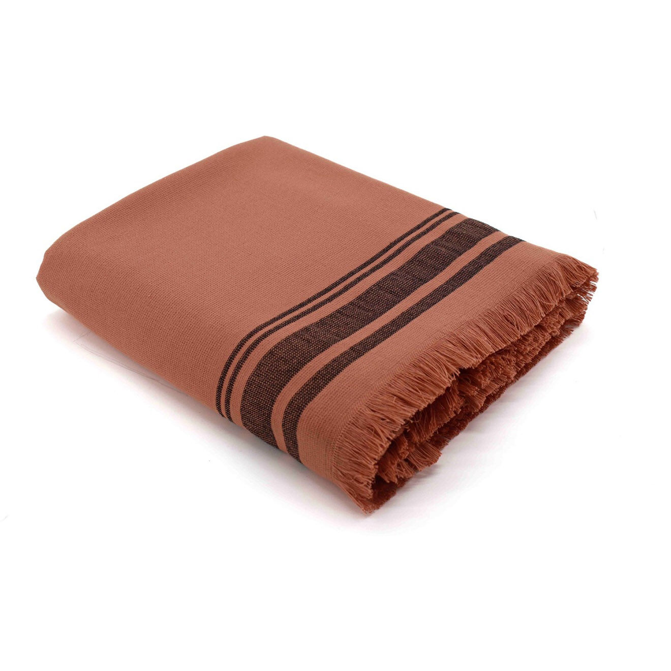 Febronie Fouta éponge Faro rose - 100x180 cm