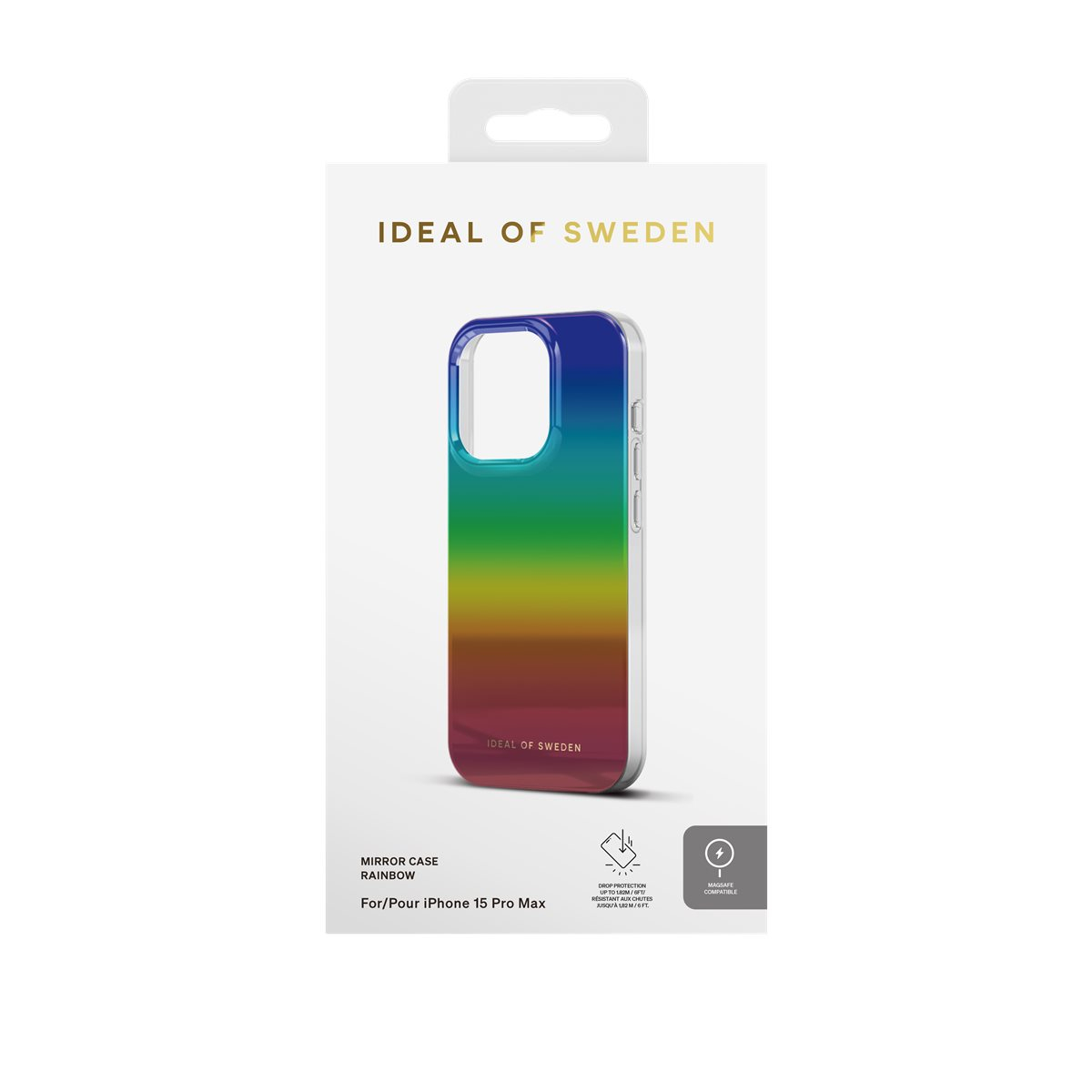 iPhone 15 Pro Max MagSafe Hardcase Hülle Mirror Case Recycled (IDMRCMS-I2367P-513) - Rainbow