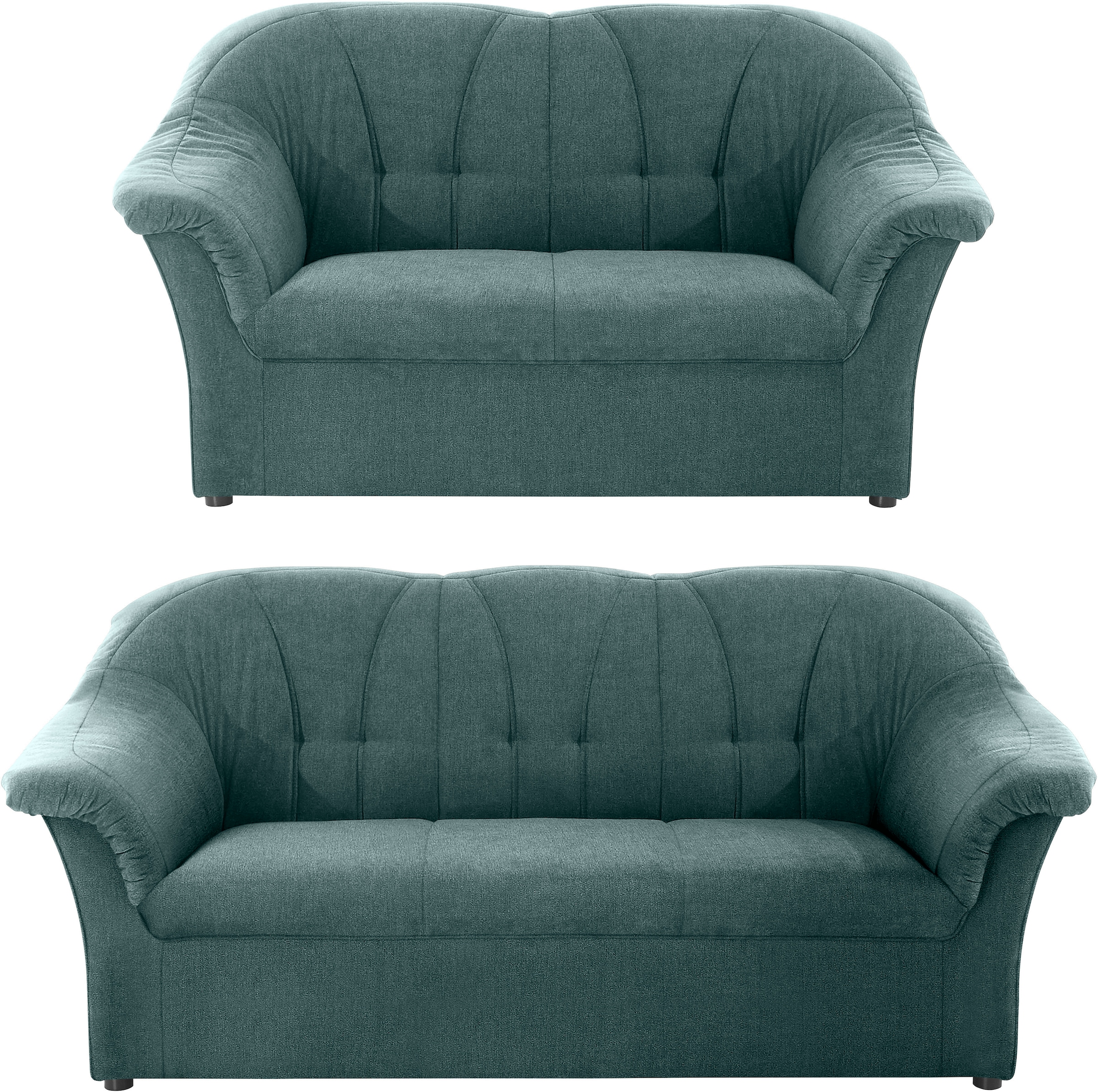 DOMO collection Polstergarnitur »Pegnitz« Set,  3-Sitzer & 2-Sitzer-Set