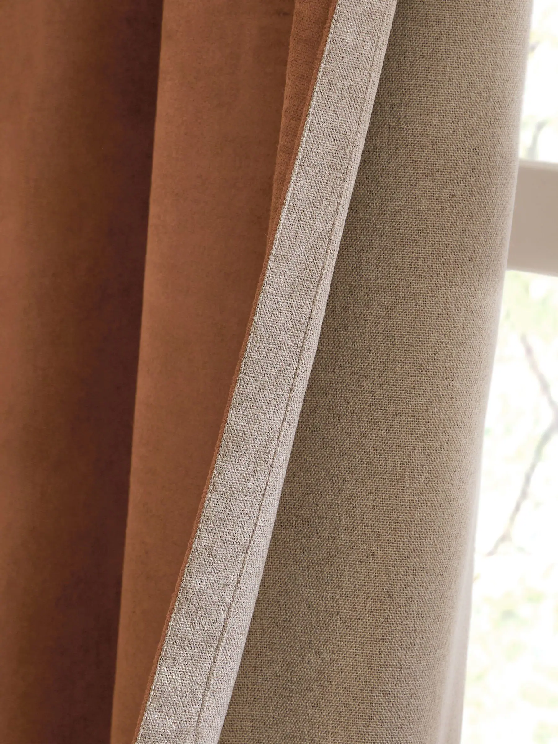 Furn Verso Reversible 100% Blackout Eyelet Curtains