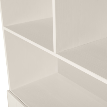 WOOOD opbergkast Miller 2-deurs dust grenenhout 200 x 90 x 37 cm