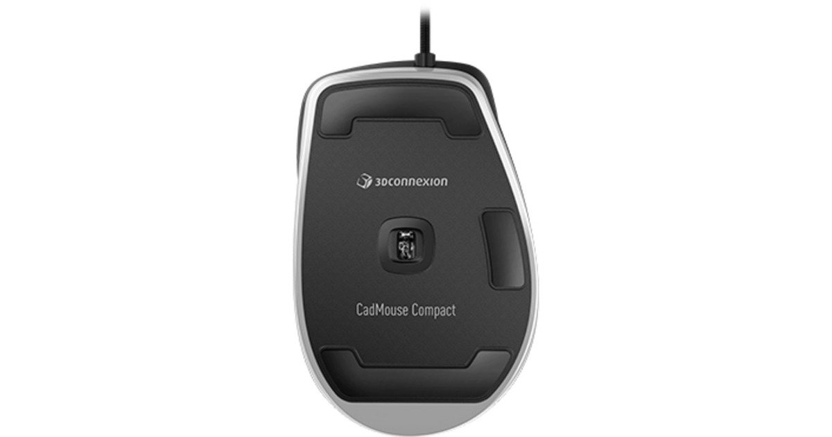 3DConnexionCadMouse Compact  (Zwart/zilver, 7200 DPI)