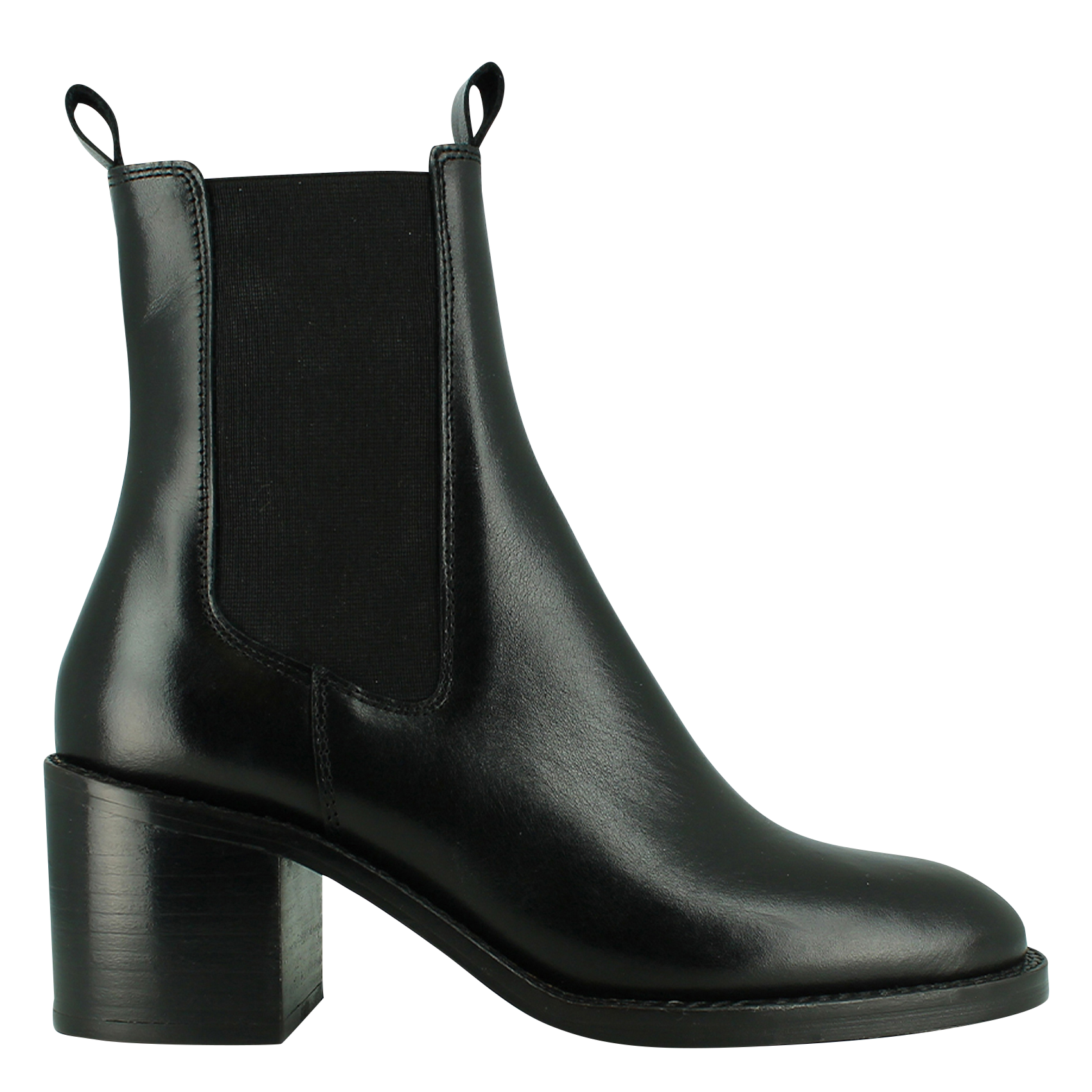 BERTILLE - Bottines en cuir | Noir
