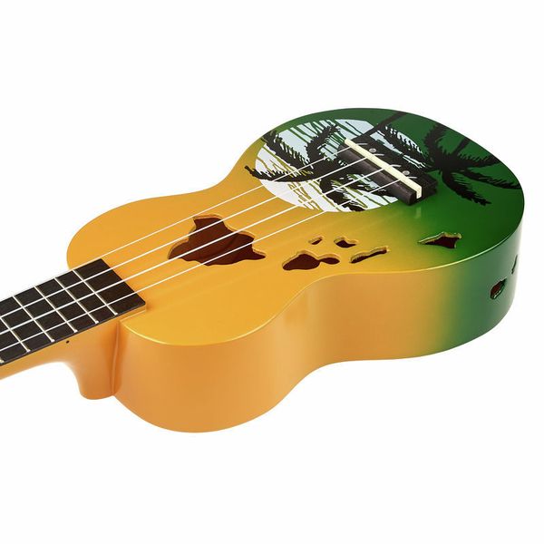 Mahalo Hawaii Green Ukulele