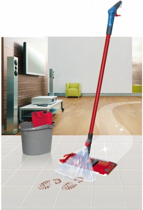 Vileda 1.2 Spray - Vloerwisser - 36cm wisbreedte - Rood