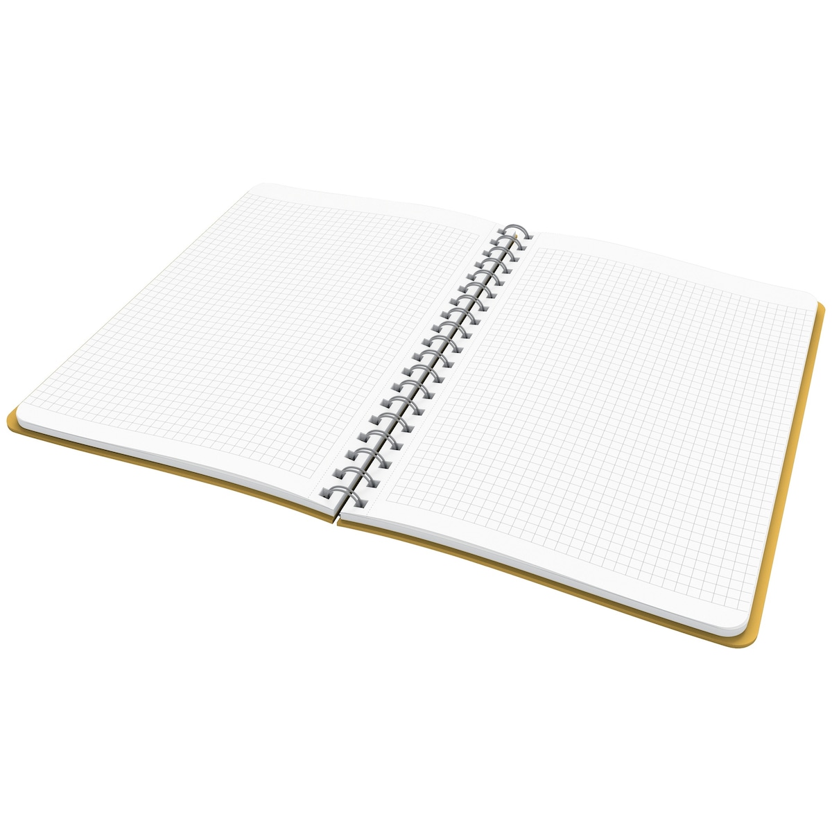 Leitz Cosy Soft Touch stor notatbok Hardcover med spiralinnbinding, ruter