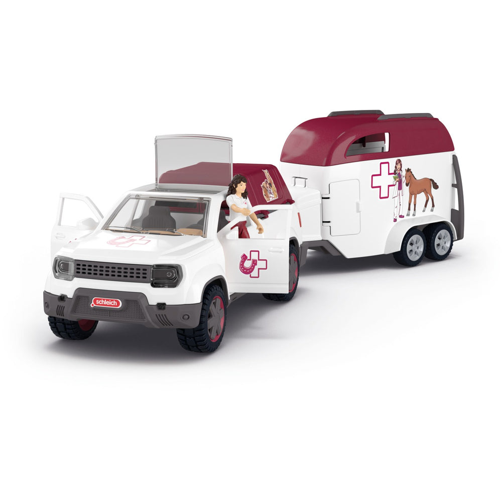 Køb Schleich Mobil Dyrlæge Med Trailer