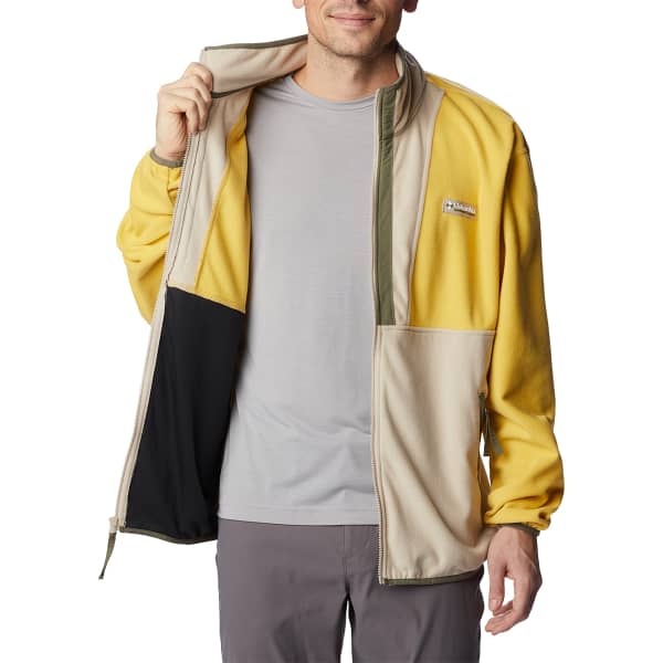 Veste polaire COLUMBIA BACK BOWL™ FLEECE LIGHTWEIGHT GOLDEN NUGGET/ANCIENT FOSSIL/STONE GREEN