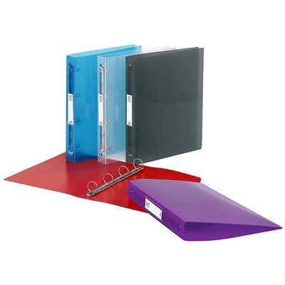 Viquel Propyglass - Classeur à anneaux - Dos 40 mm - A4 Maxi - pour 225 feuilles - transparent