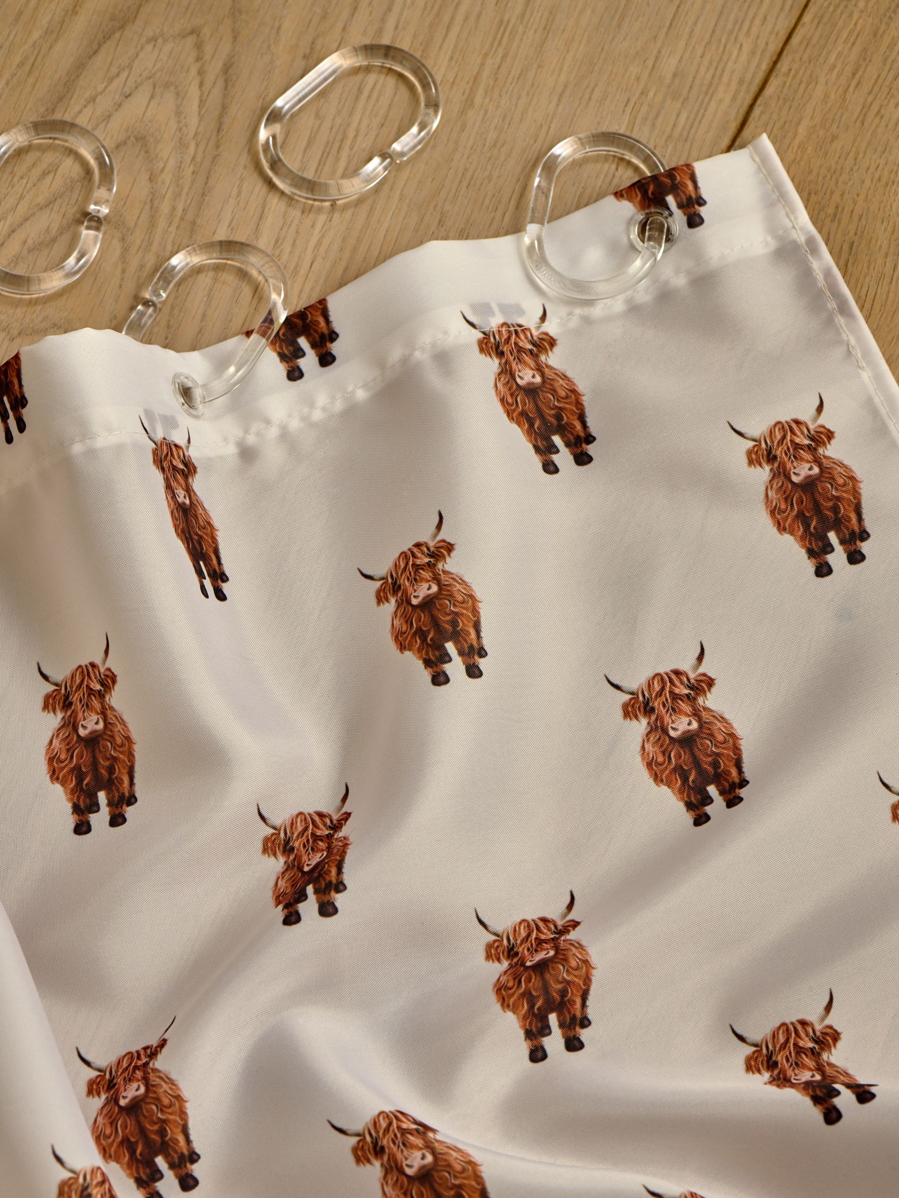 Hamish the Highland Cow Shower Curtain