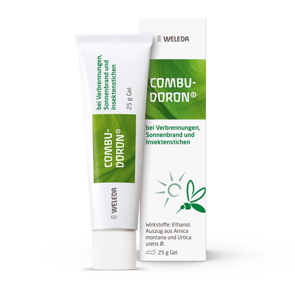 Combudoron® Gel kühlt & lindert Schmerzen bei Insektenstichen, Sonnenbrand & leichten Verbrennungen