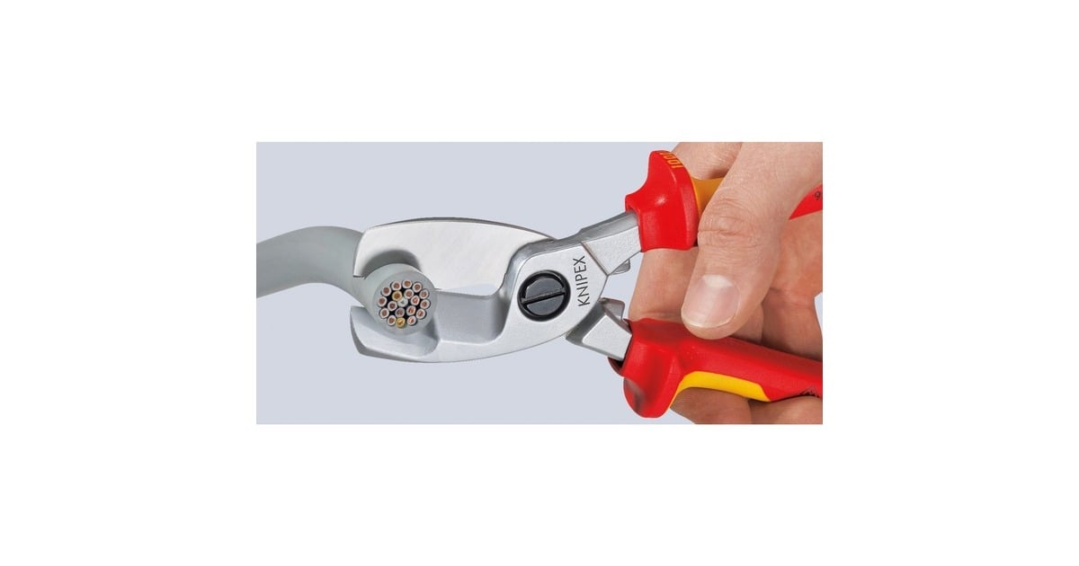 KNIPEXKabelschaar VDE met dubbele snijkanten 9516200  kniptang