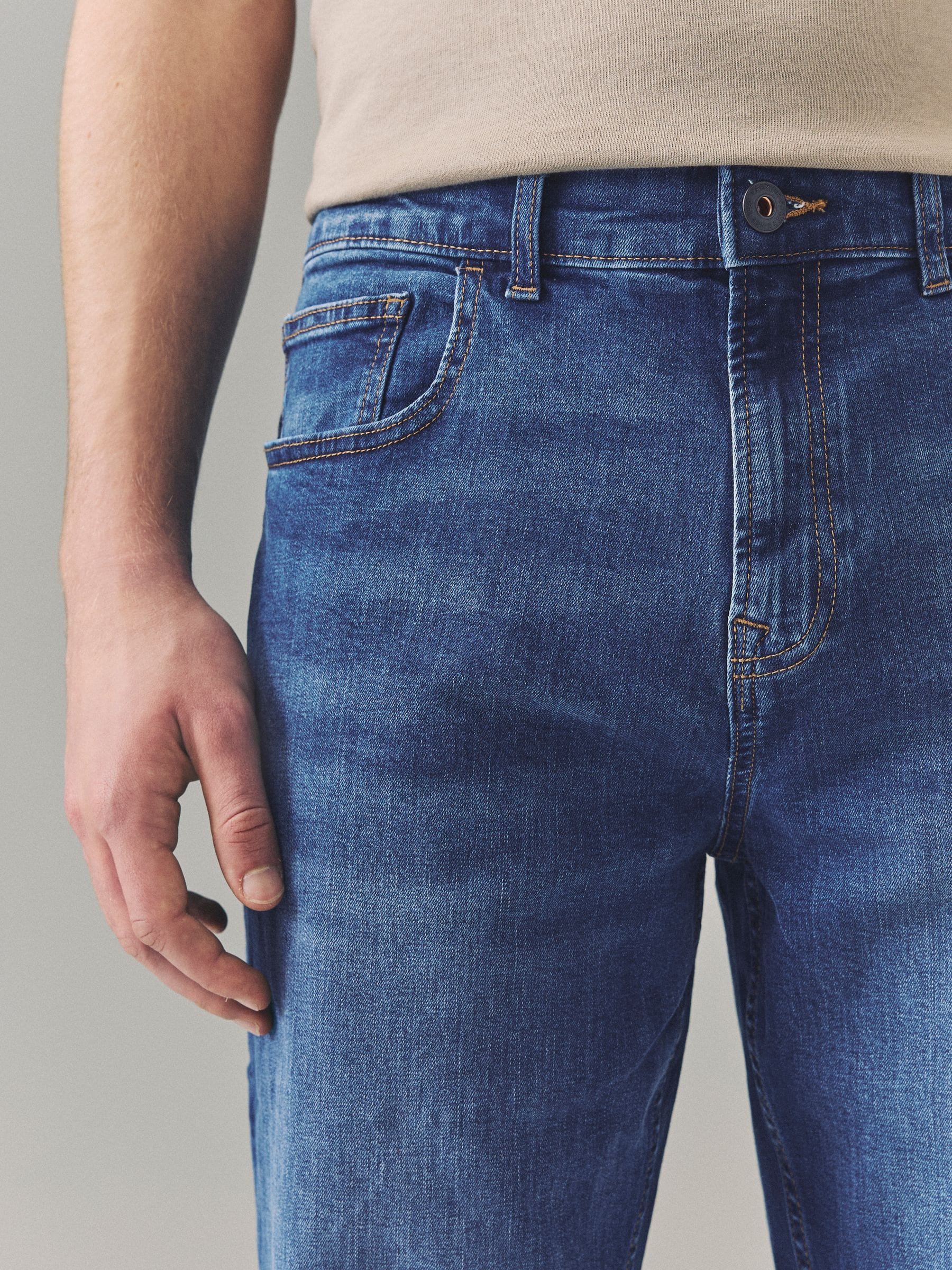 Blue Authentic - Rechte, klassieke jeans met stretch