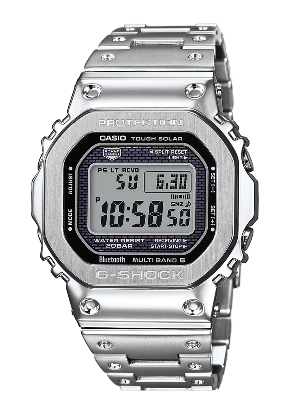 Casio G-Shock Digitaluhr The Origin Silber GMW-B5000D-1ER