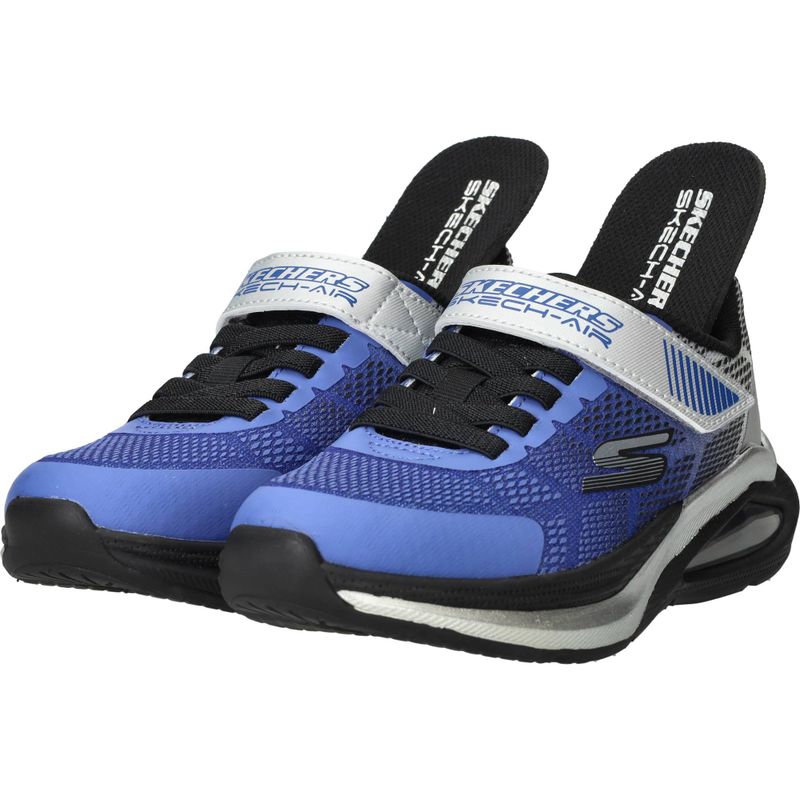 Skechers Microspec Max Velocity Sneakers Blauw Jongens