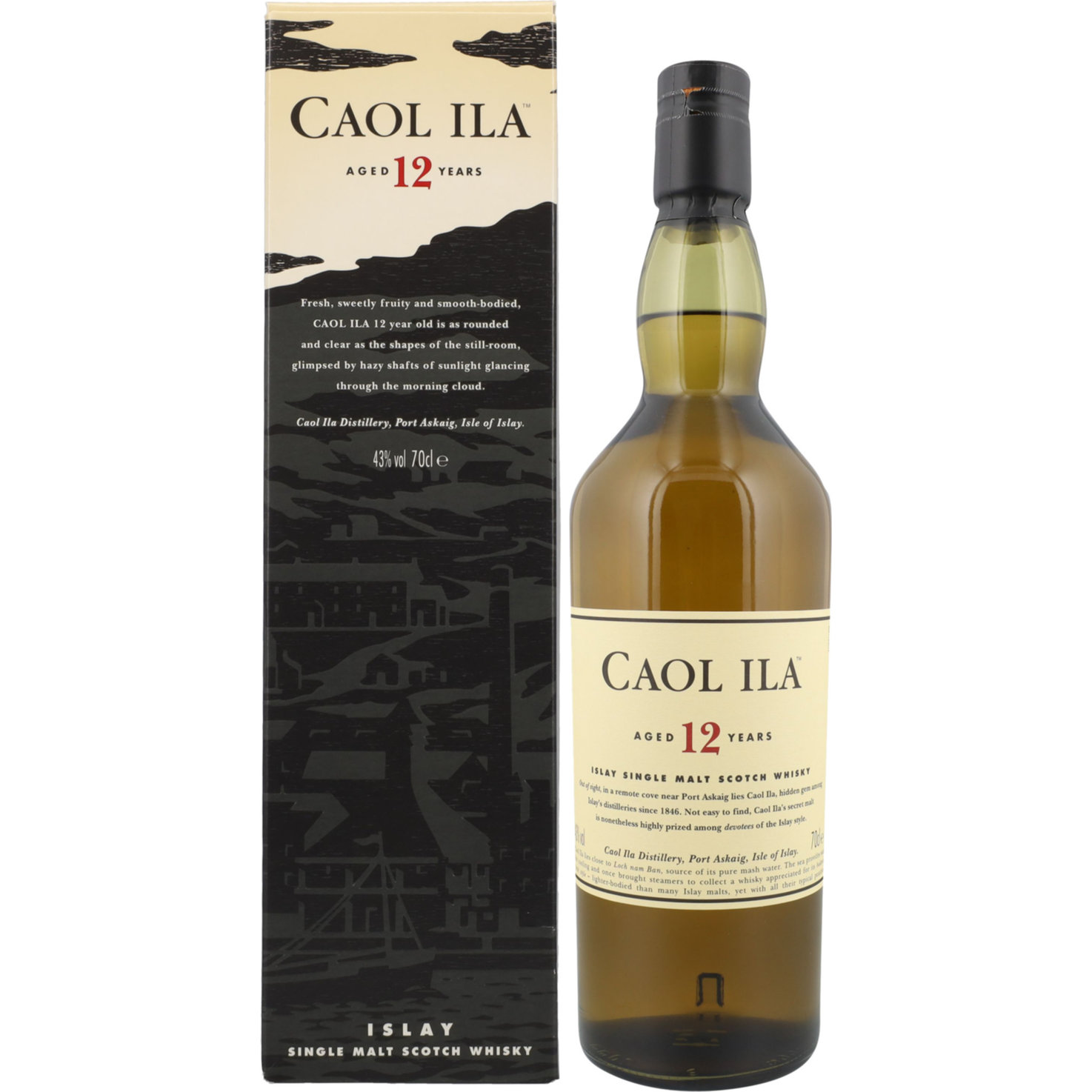 Caol Ila Whisky Single Malt 12 Years -70cl