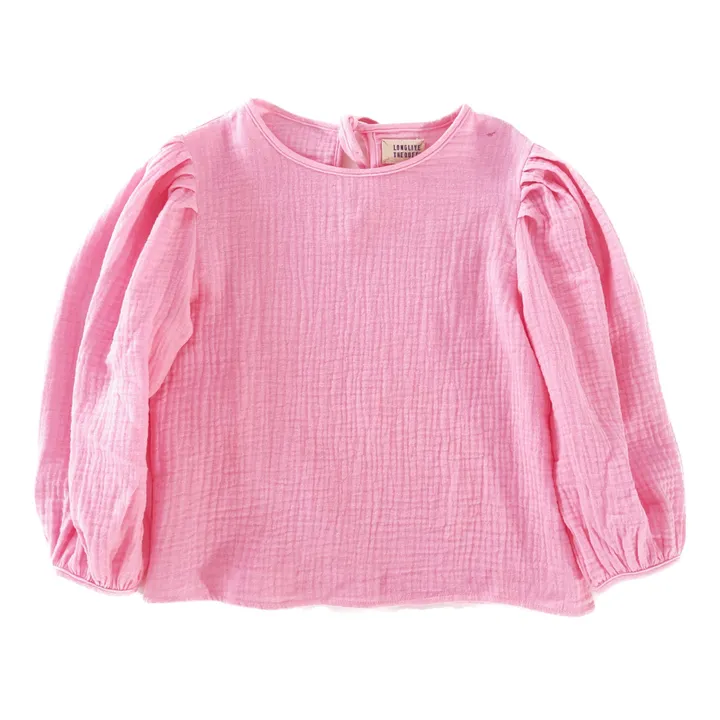 Longlivethequeen Blouse Bouffante | Rose bonbon
