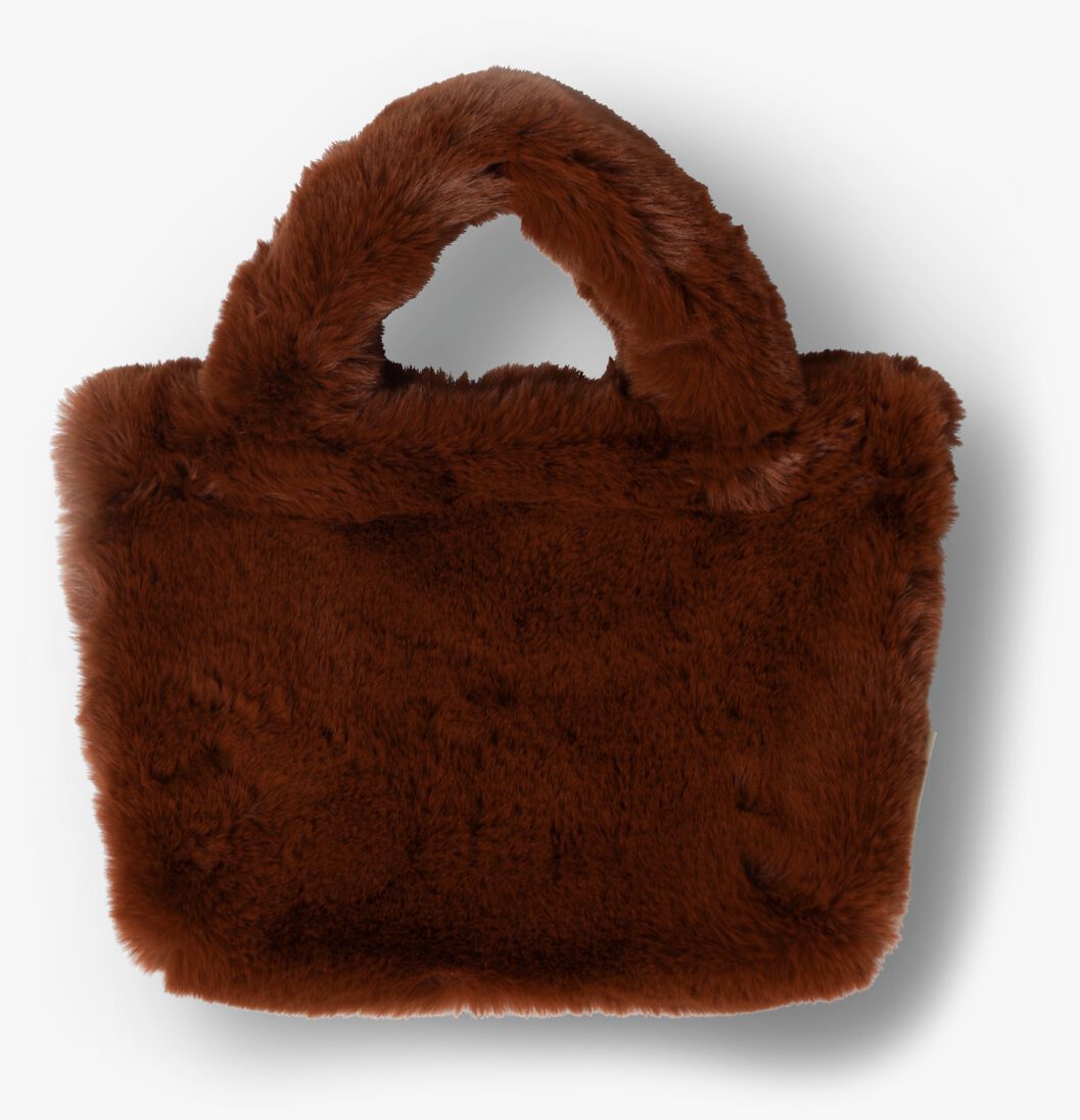 STUDIO NOOS bruine studio noos shopper faux fur mini handbag