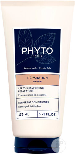 Phyto Paris Réparation Après-Shampoing Réparateur Cheveux Abîmés Cassants Tube 175ml
