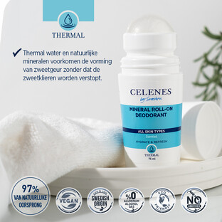 Celenes by Sweden Thermal Minerale Roll-On Deodorant Multiverpakking 3x75ML