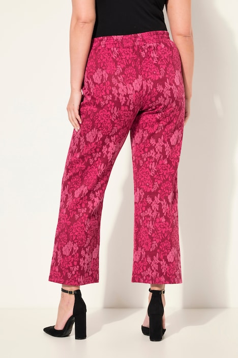 Hose, Blumenmuster, Elastikbund