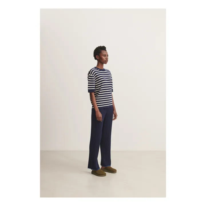FUB T-shirt Rayé  - Collection Femme | Bleu marine