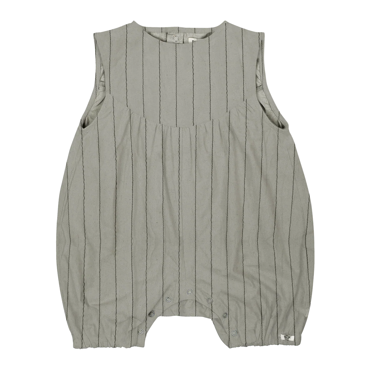 Salotte Playsuit | Dusty Green – Thyme Striped