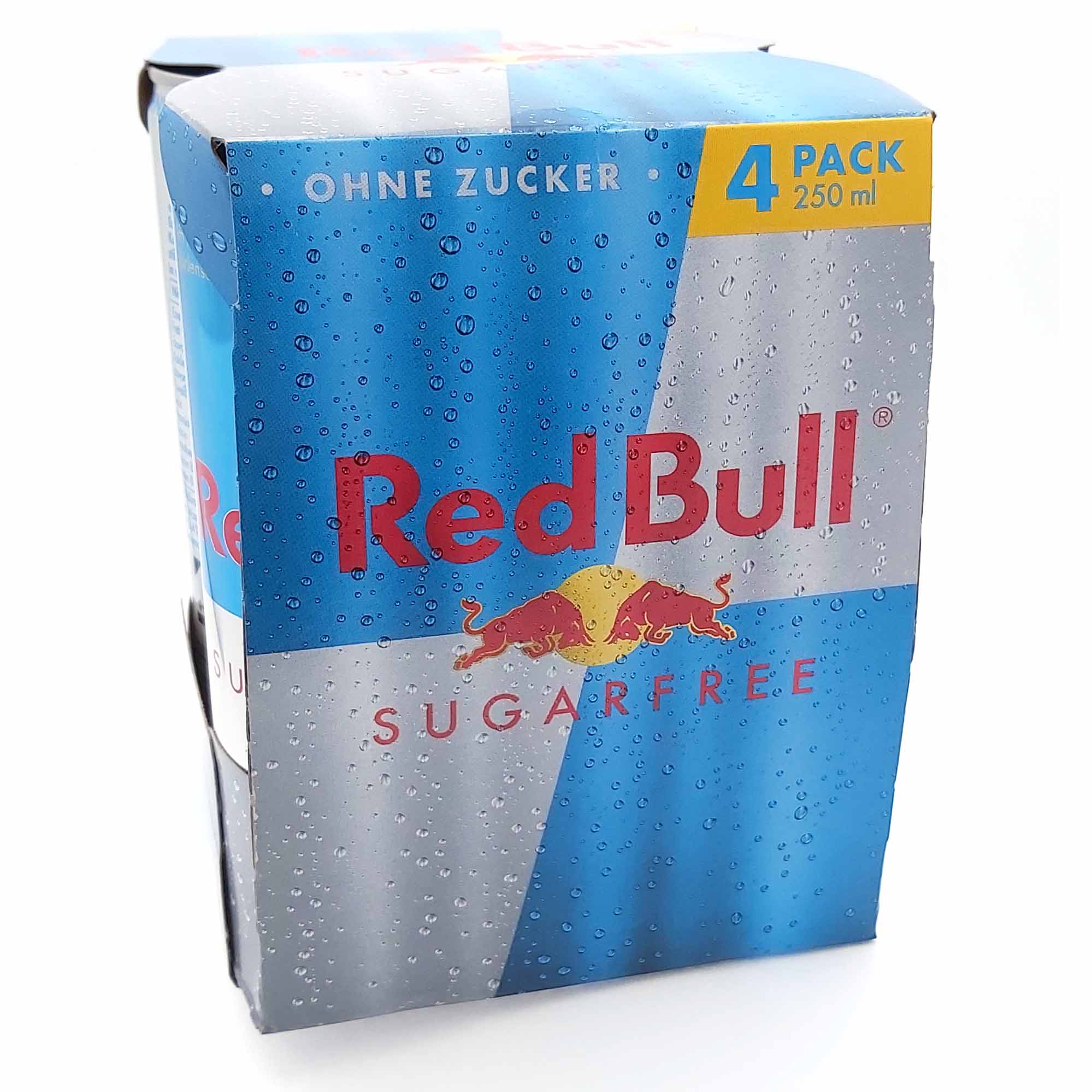 4x Red Bull Sugarfree DOSE á 250ml=1L MHD:16.4.25