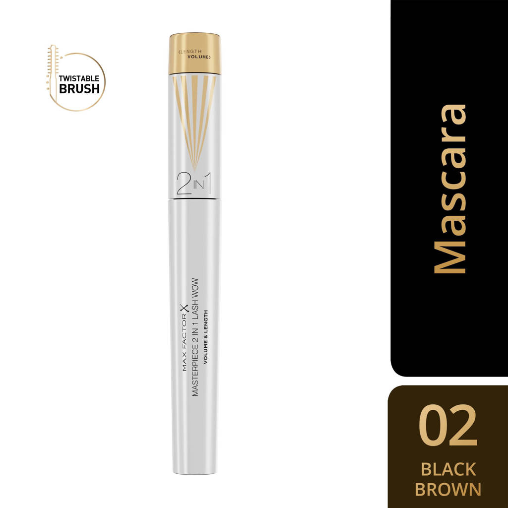 Masterpiece 2In1 Lash Wow mascara - Black Brown