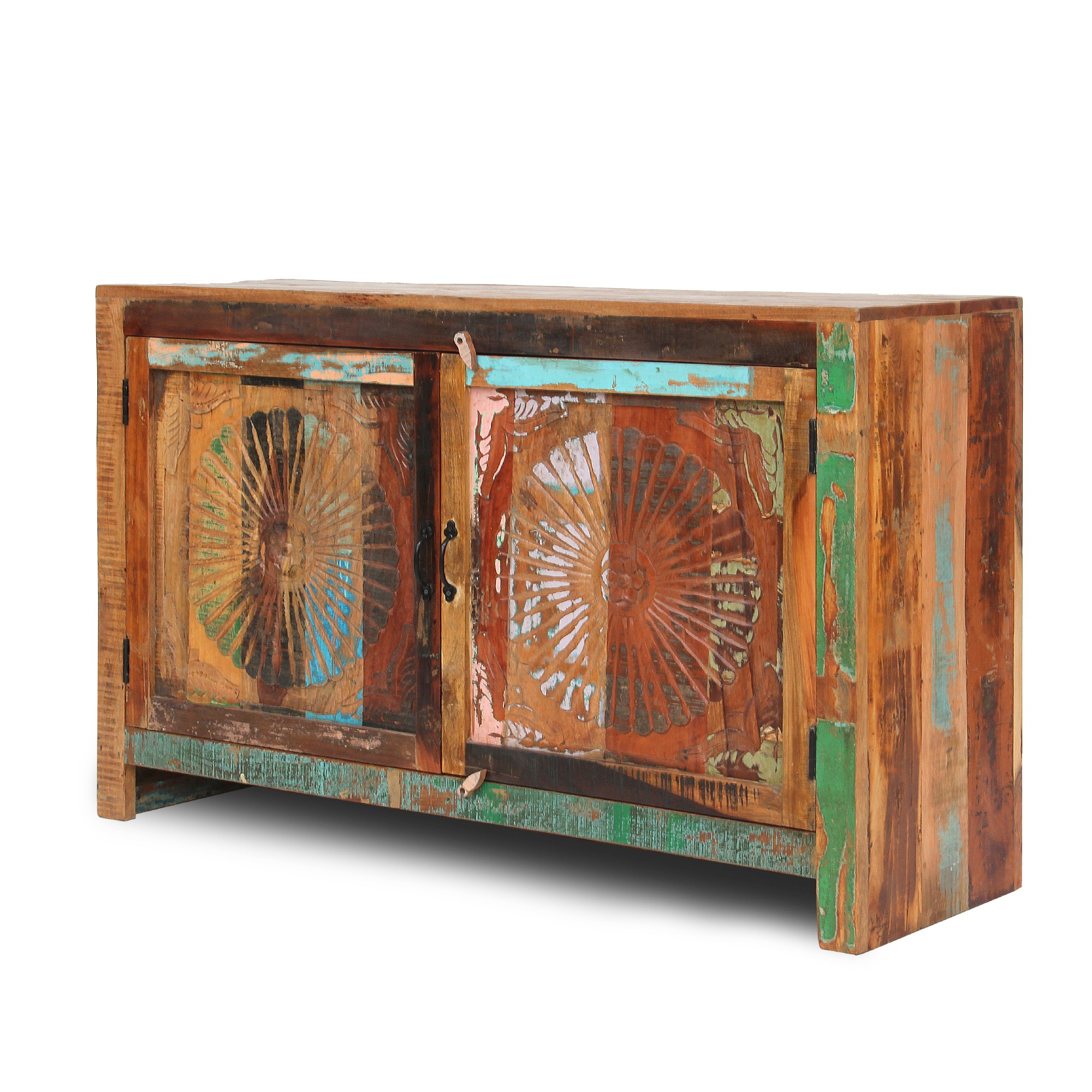 Sideboard 'Sune', natur, Restfarbe, T 45 cm, B 145 cm, H 90 cm von fischer's lagerhaus