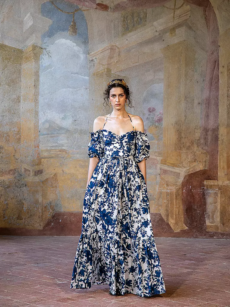 LENA HOSCHEK Maxikleid D' ESTE blau