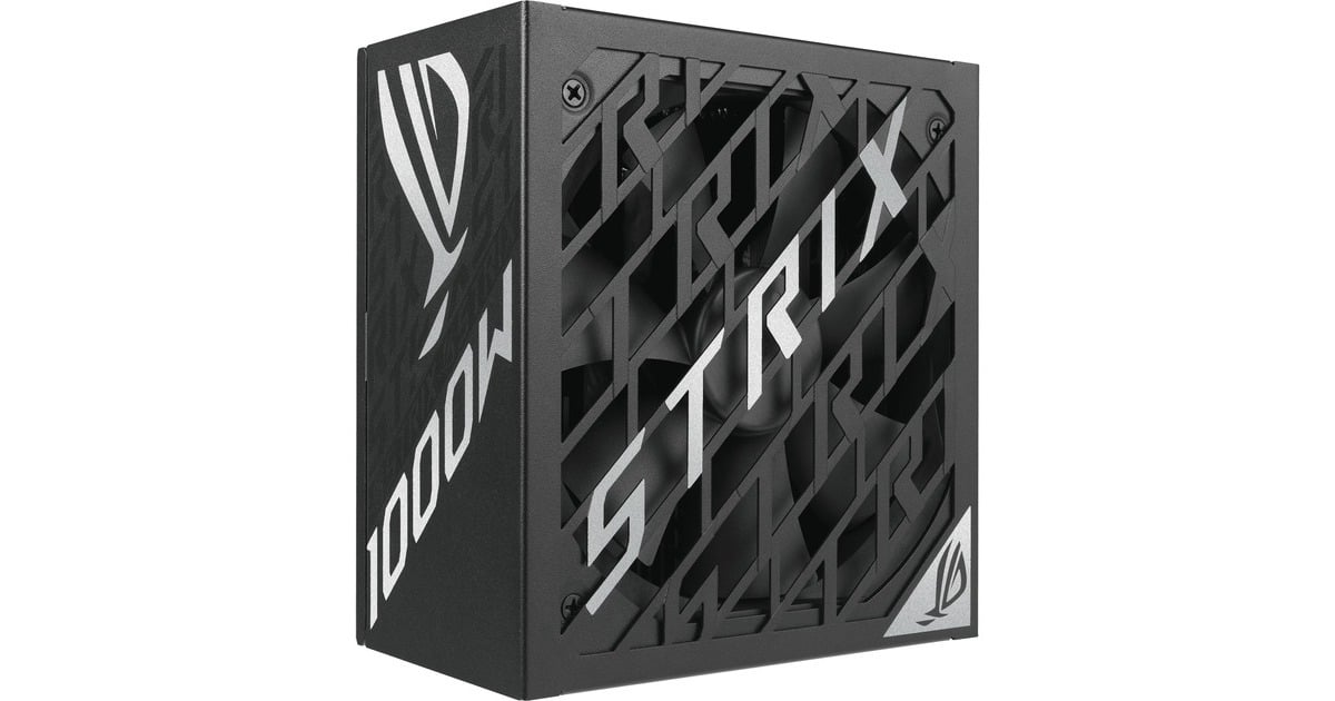 ASUSROG STRIX Platinum modulaire 1000 watt voeding   (Zwart, 1x 12V-2x6, 4x PCIe)