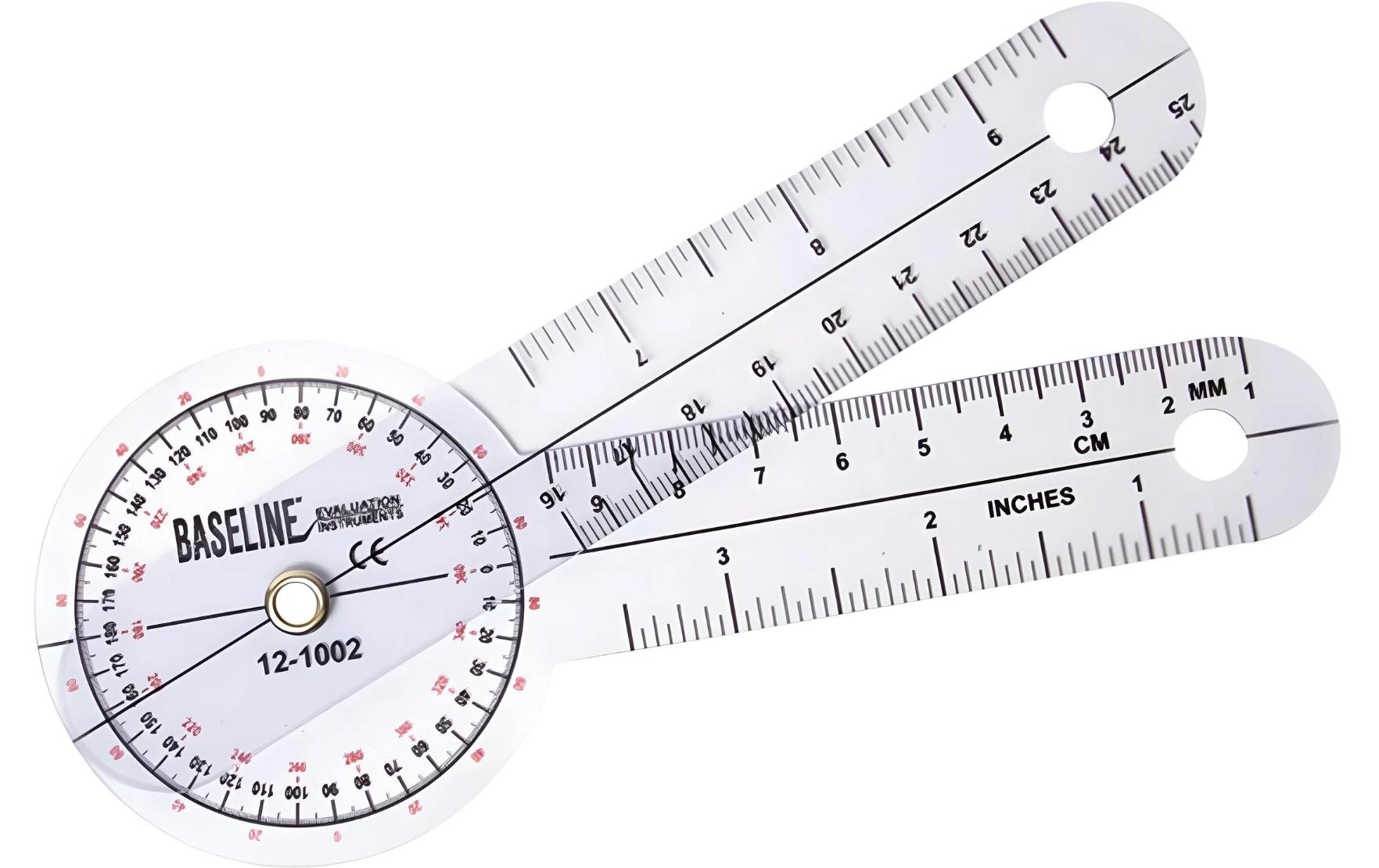 Winkelmesser 360° 15 cmWinkelmesser aus Kunststoff