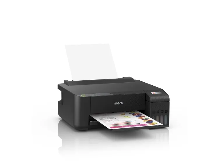 Epson L1210 - Printer - farve - blækprinter - A4/Legal - 5760 x 1440 dpi - op til 10 spm (mono) / op til 5 spm (farve) - kapacitet: 100 ark - USB - sort