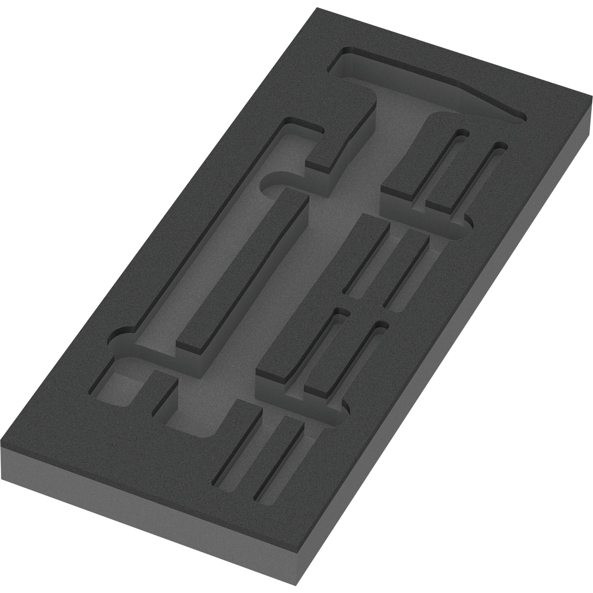 Wera Einlage 9882 Schaumstoffeinlage für Hammer Set 1, leer