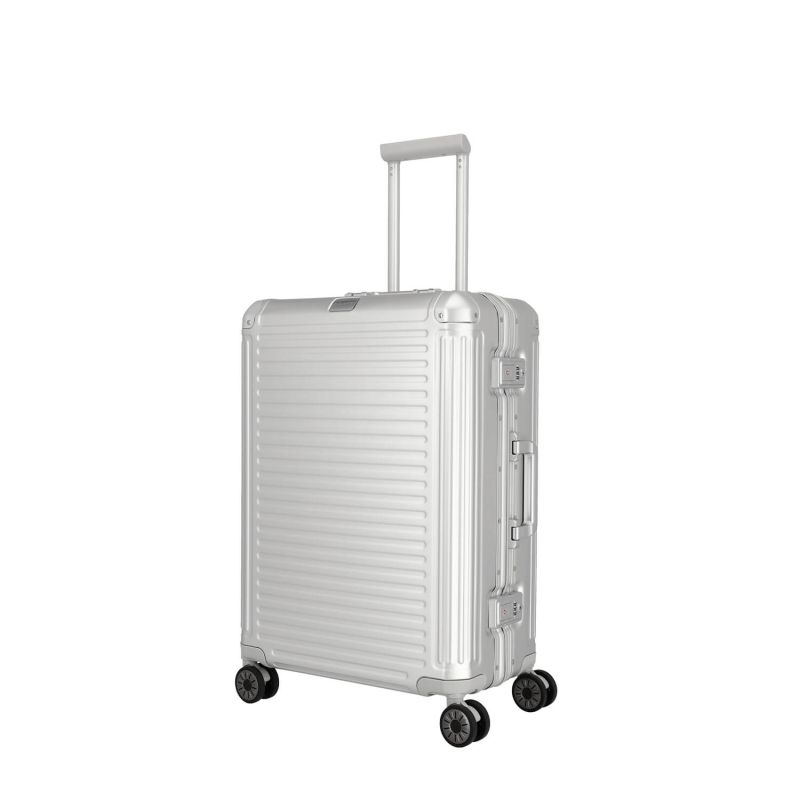 Valise rigide Next Aluminium 67 cm Argent